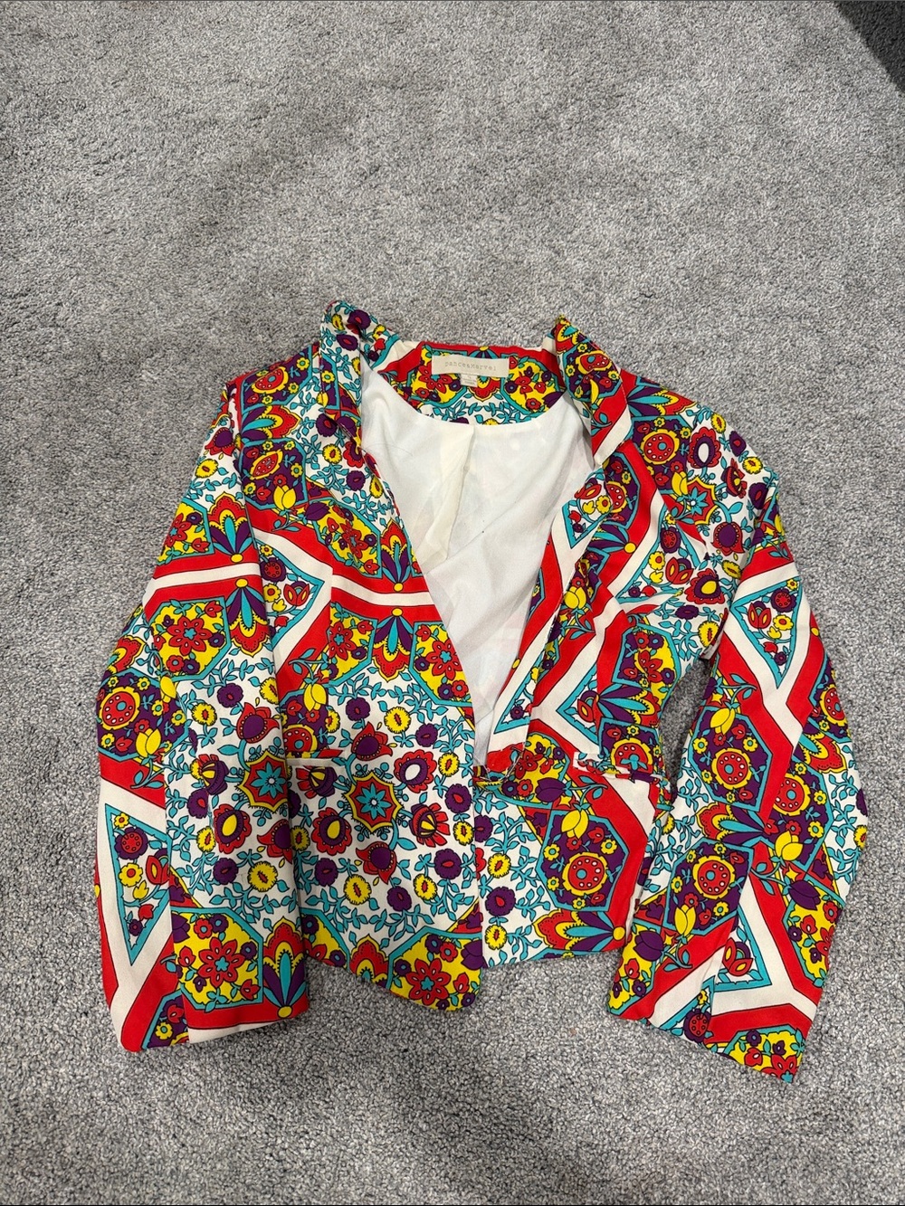 Dance&Marvel Vintage Floral-Print Women's Blazer